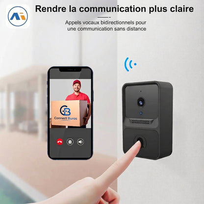 Sonnette sans fil WiFi, vision nocturne