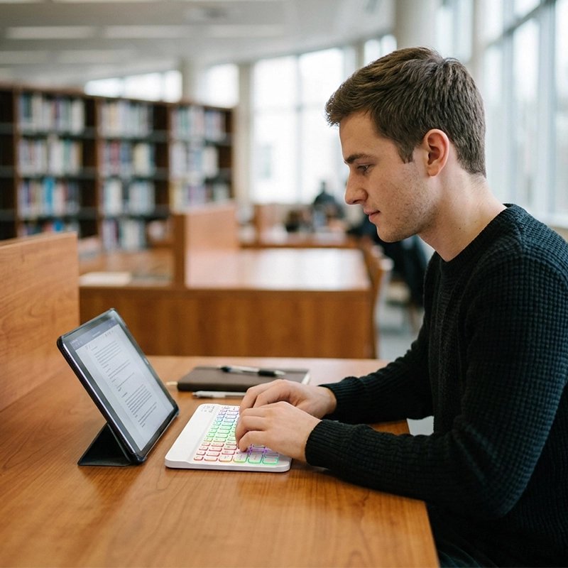 Clavier sans fil Clavier connecté : transformer sa tablette en station de travail