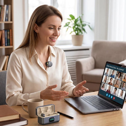 Micro cravate, Télétravail et visioconférence