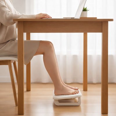 Repose pied bureau 