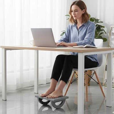 Repose pied bureau 