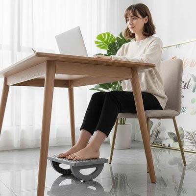 Repose pied bureau 