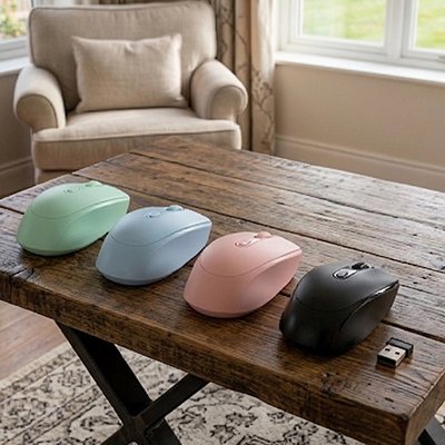 Souris sans fil, Collection de souris sans fil ergonomiques et colorées